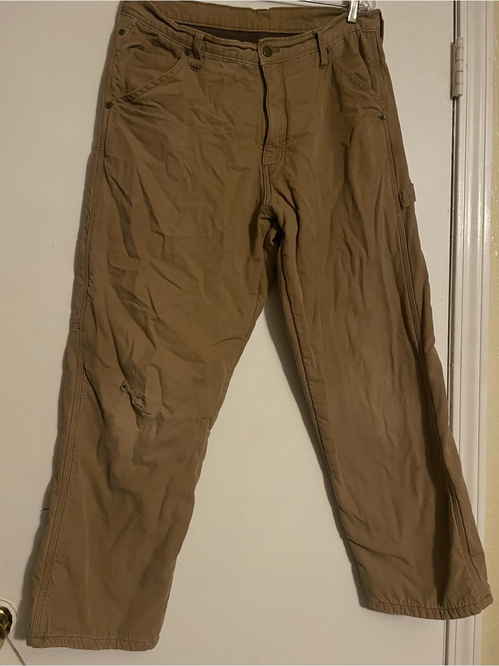 Wrangler Men's Brown Cargo Utility Pants